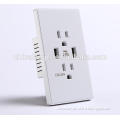 UL list wall socket USA Canada switches and power outlet with USB port for electrical